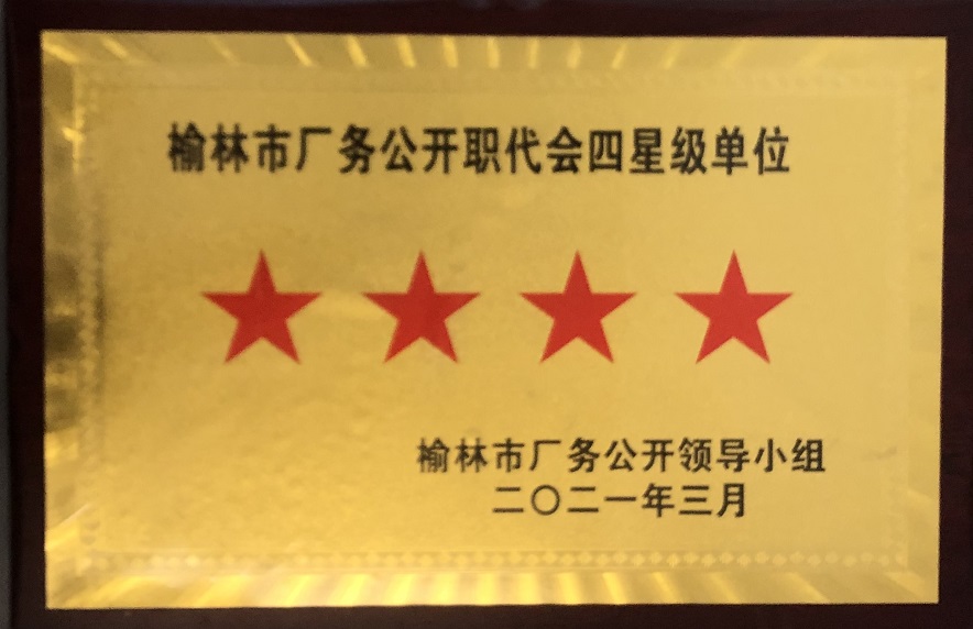 2021年3月榆林市厂务公开职代会四星级单元.jpg